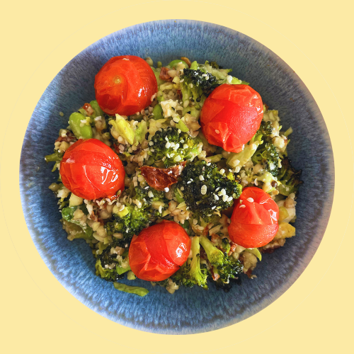 broccoli buckwheat bowl